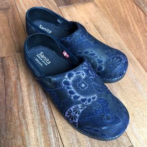 Sanita Tapestry Vegan Clogs 39 EUC